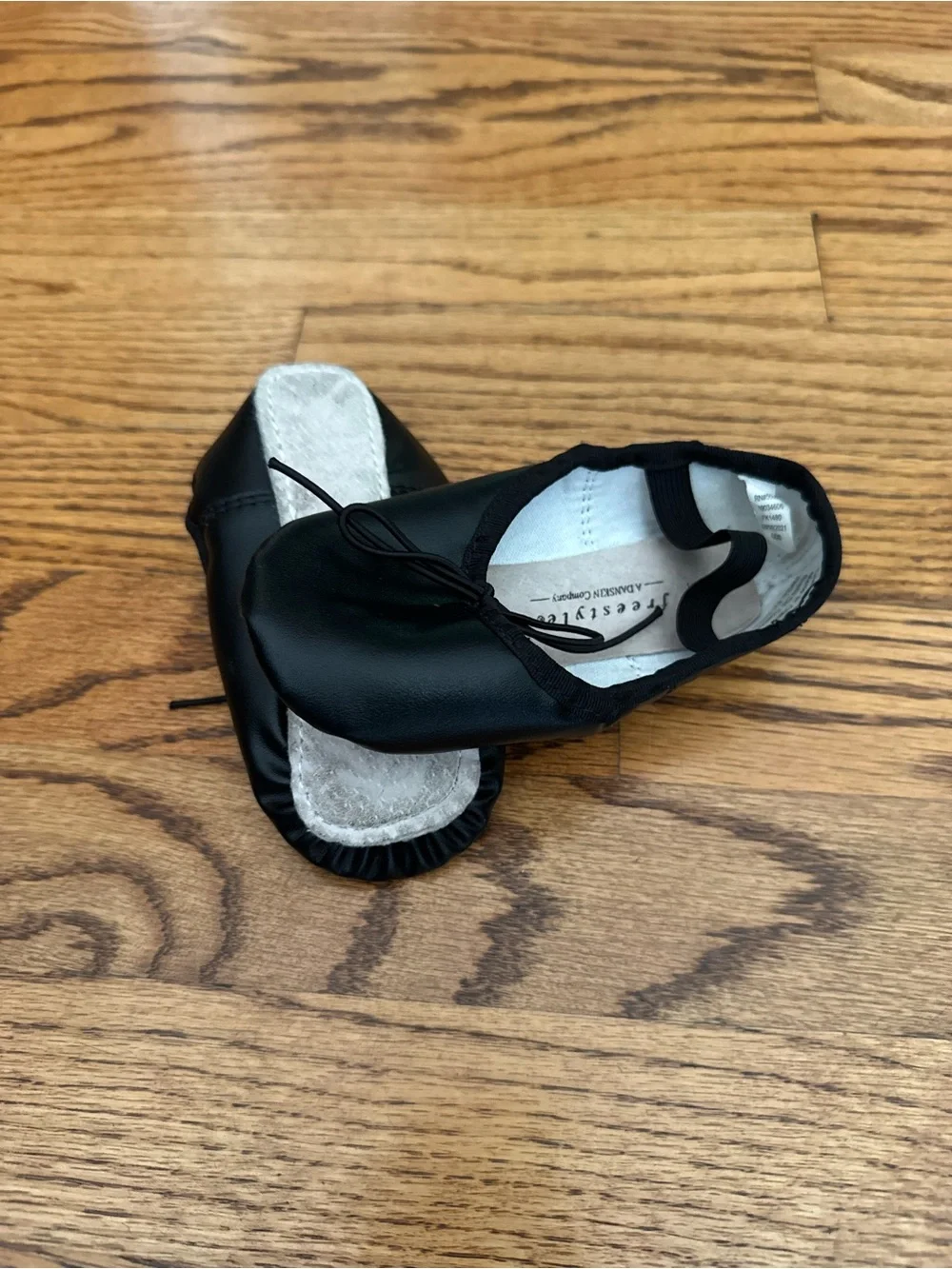 Toddler Black Ballet Shoes - Freestyle